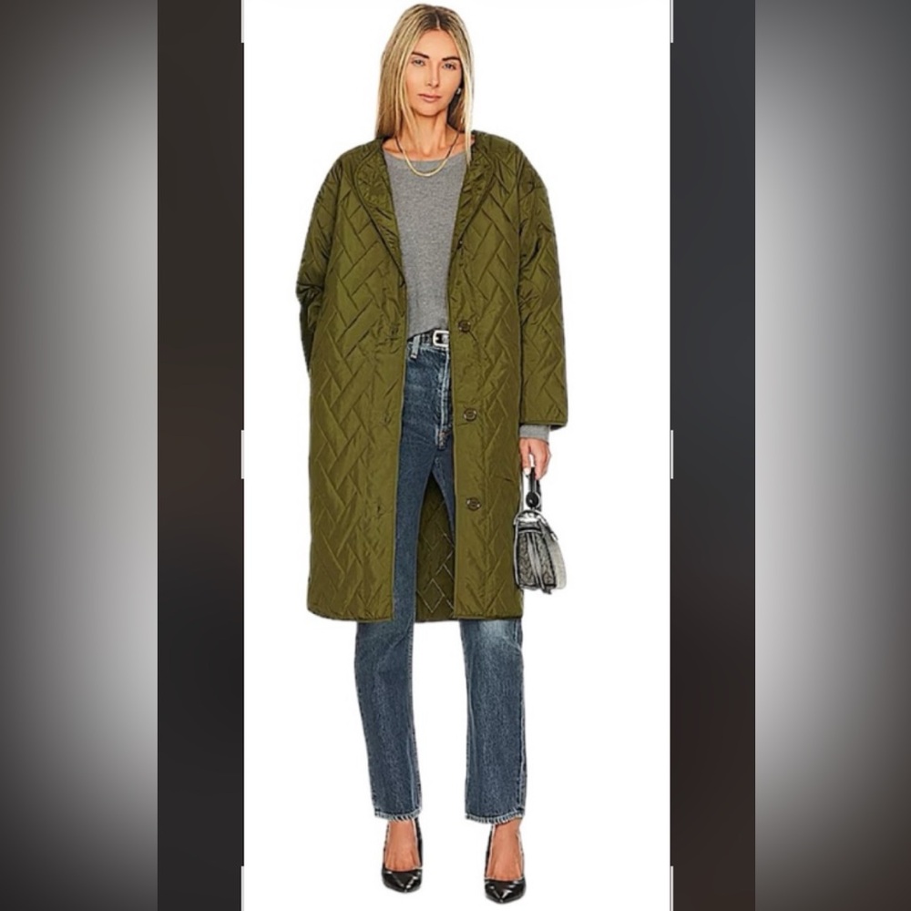Steve Madden Olive Quilted Jacket